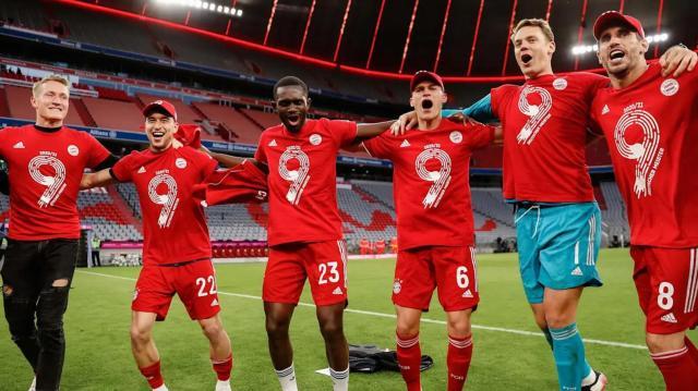 开云体育下载-4个冠军+3场雪战+1场闹剧,拜仁9连冠赛季五味杂陈